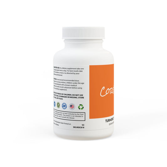 Turmeric with BioPerine® (Black Pepper Fruit Extract) Supplement (60 Capsules)