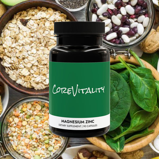 Magnesium Zinc Supplement (90 Capsules)